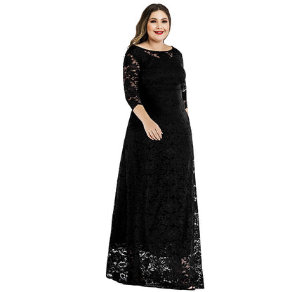 Plus Sizes Lace Evening Dresses for Women