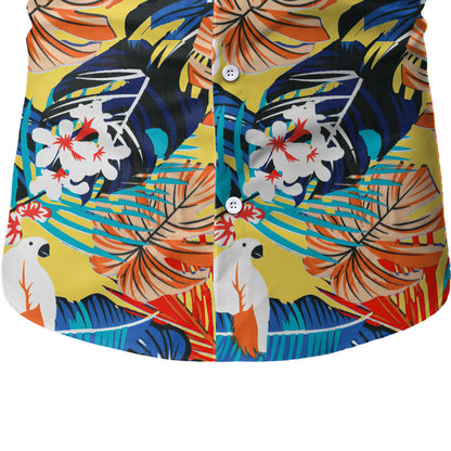 Leaf Print Summer Men's Short Sleeves T Shirts