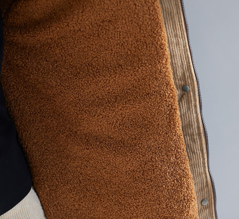 Women Plus Sizes Warm Overcoats with Hats
