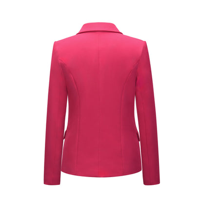 Women Fashion Short Fall Double-breasted Suit-STYLEGOING