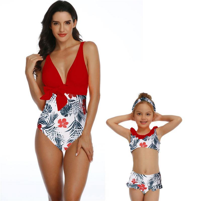 Summer Beach One Piece Bikini Swimwear-STYLEGOING