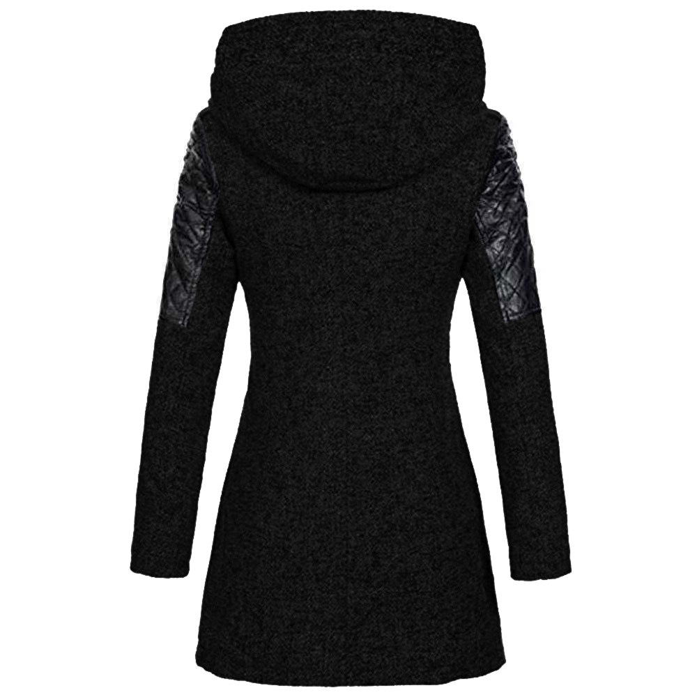 Winter Zipper Hoodies Overcoat for Women