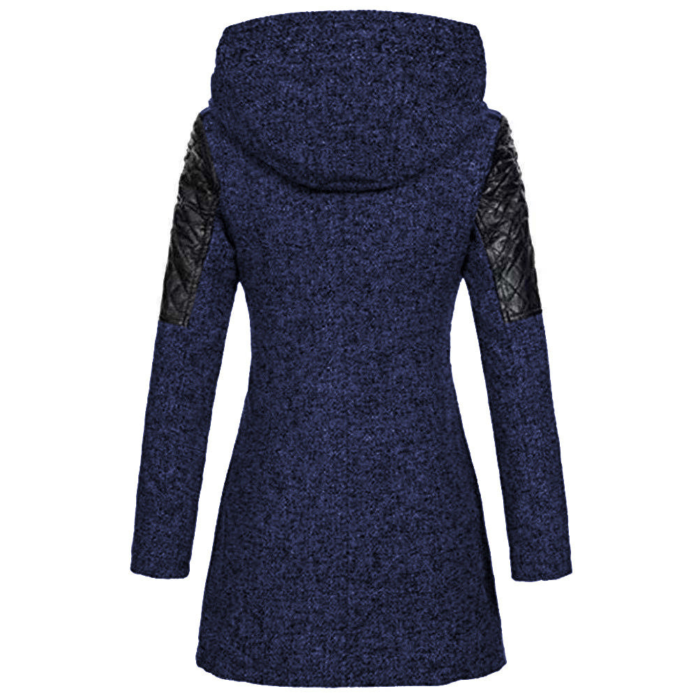Winter Zipper Hoodies Overcoat for Women
