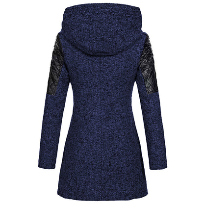 Winter Zipper Hoodies Overcoat for Women
