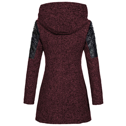 Winter Zipper Hoodies Overcoat for Women