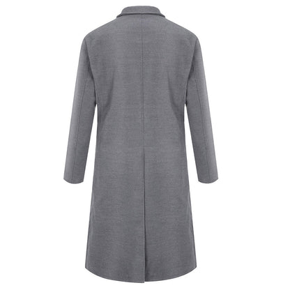 Men's Long Overcoat for Winter-STYLEGOING