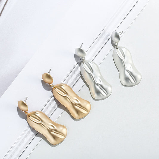 Fashion Women Peanut Design Earrings