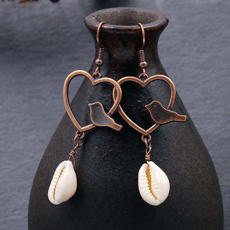 Vintage Bohemian Dreamcatcher Drop Earrings for Women