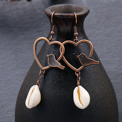 Vintage Bohemian Dreamcatcher Drop Earrings for Women