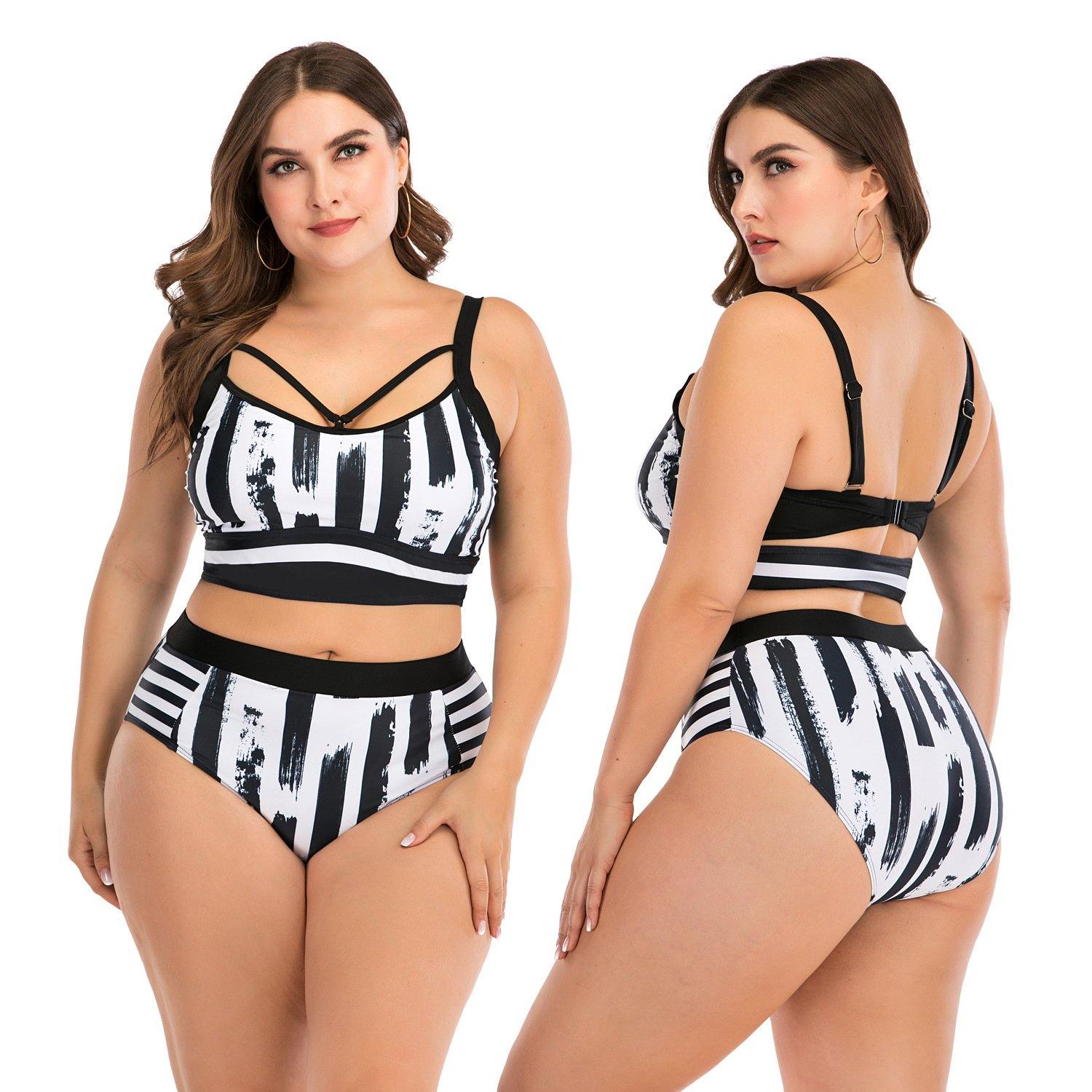 Women Plus Sizes Sexy Bikini Swimwear-STYLEGOING