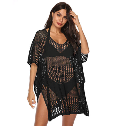Sexy See Through Split Summer Beach Cover Ups