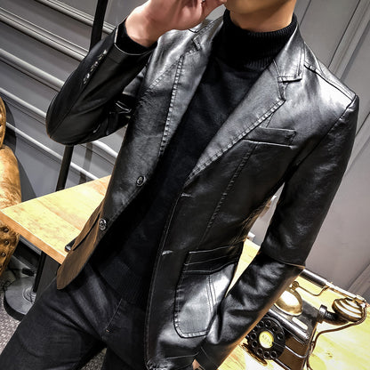 Casual Men's PU Jacket Overcoat