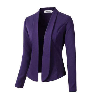 Leisure Women Long Sleeves Blazer Coat