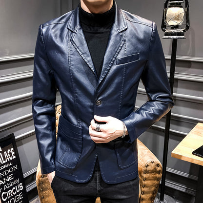 Casual Men's PU Jacket Overcoat