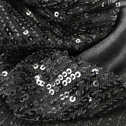 Sexy One Shoulder Sequined Irregular Party Dresses