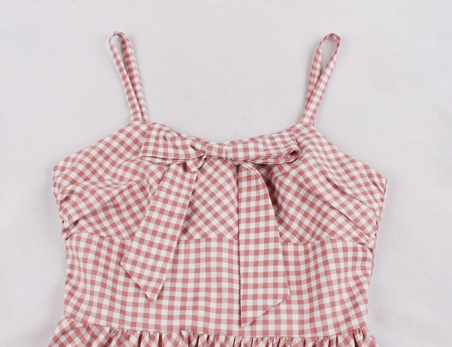 Pink Lovely Bowknot Plus Sizes Loose Dresses-STYLEGOING