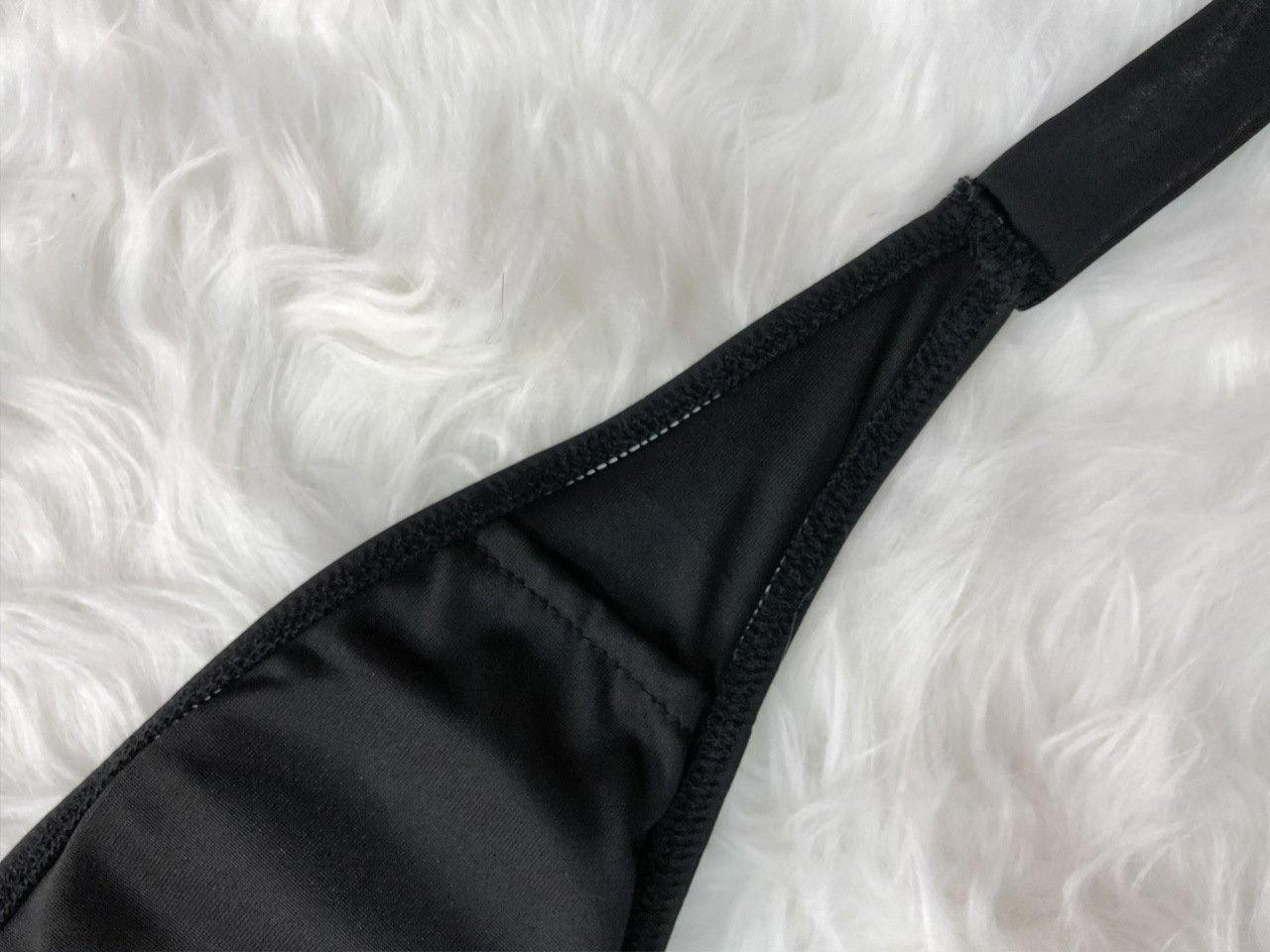 Sexy Black Women Plus Sizes One Piece Swimsuit-STYLEGOING