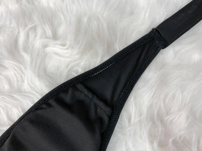 Sexy Black Women Plus Sizes One Piece Swimsuit-STYLEGOING