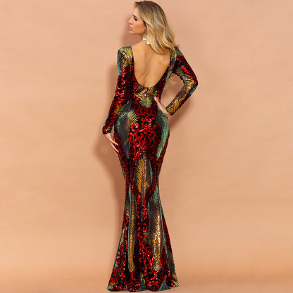 Sexy Mermaid Sequined Evening Dresses