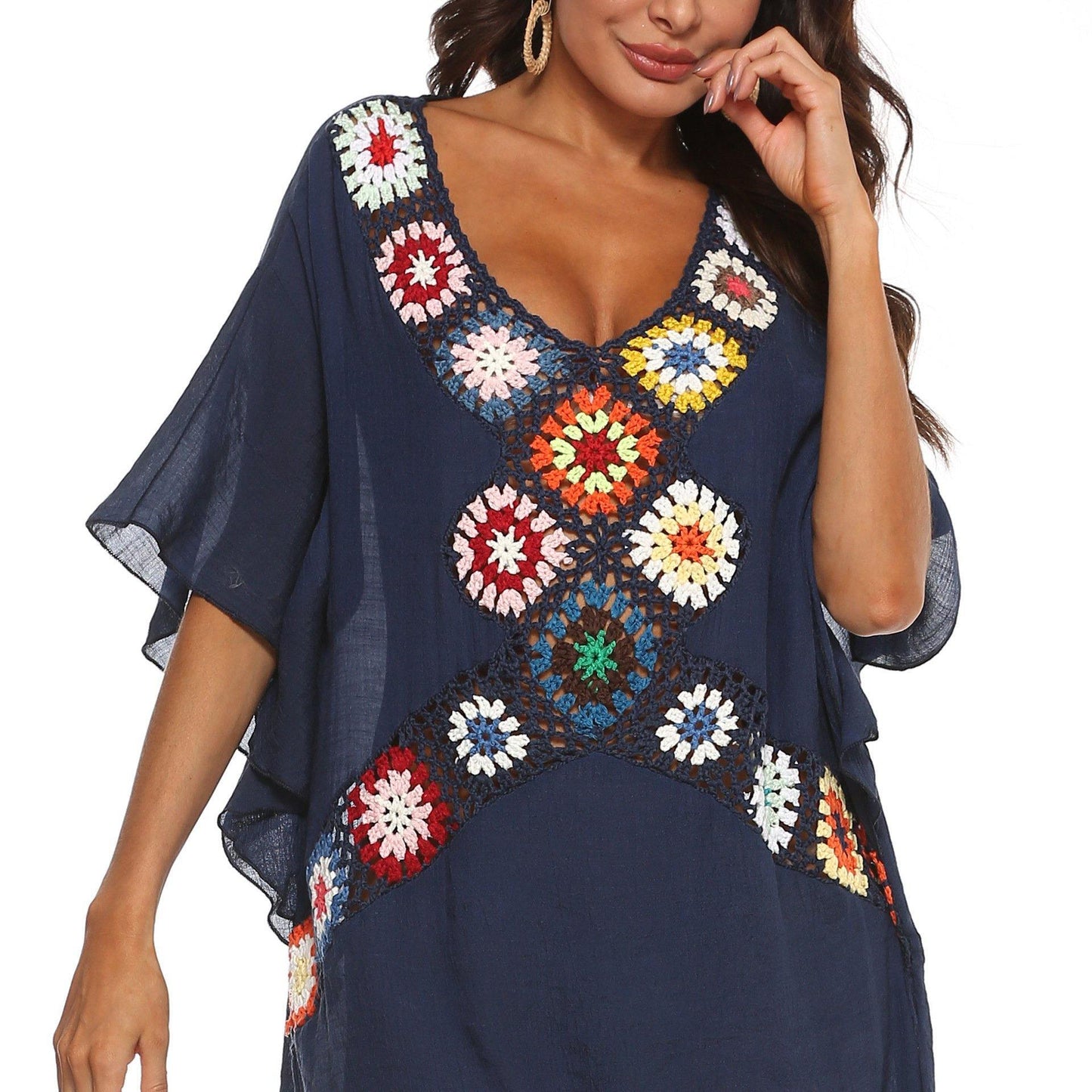Women Summer Beach Bikini Cover Ups-STYLEGOING