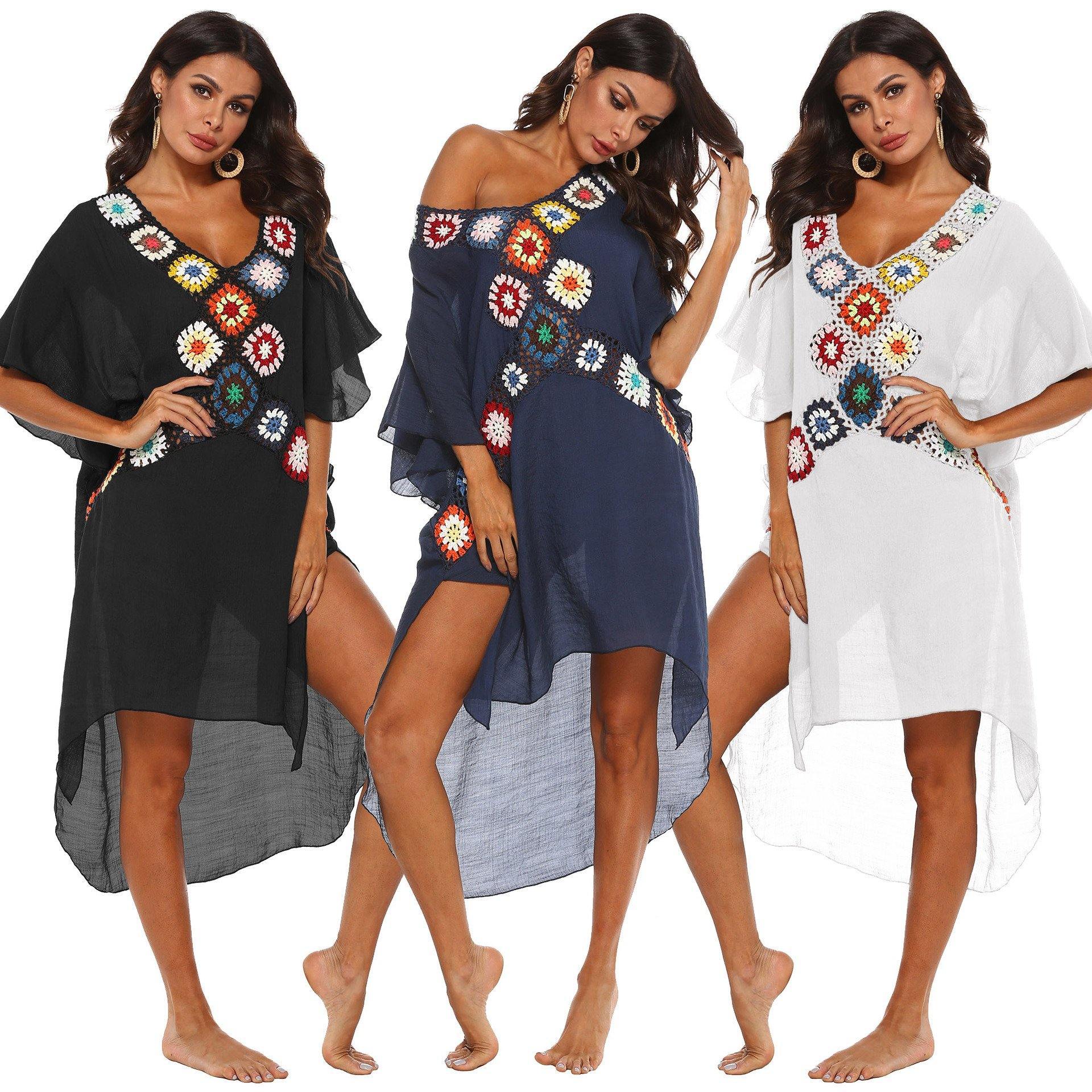 Women Summer Beach Bikini Cover Ups-STYLEGOING