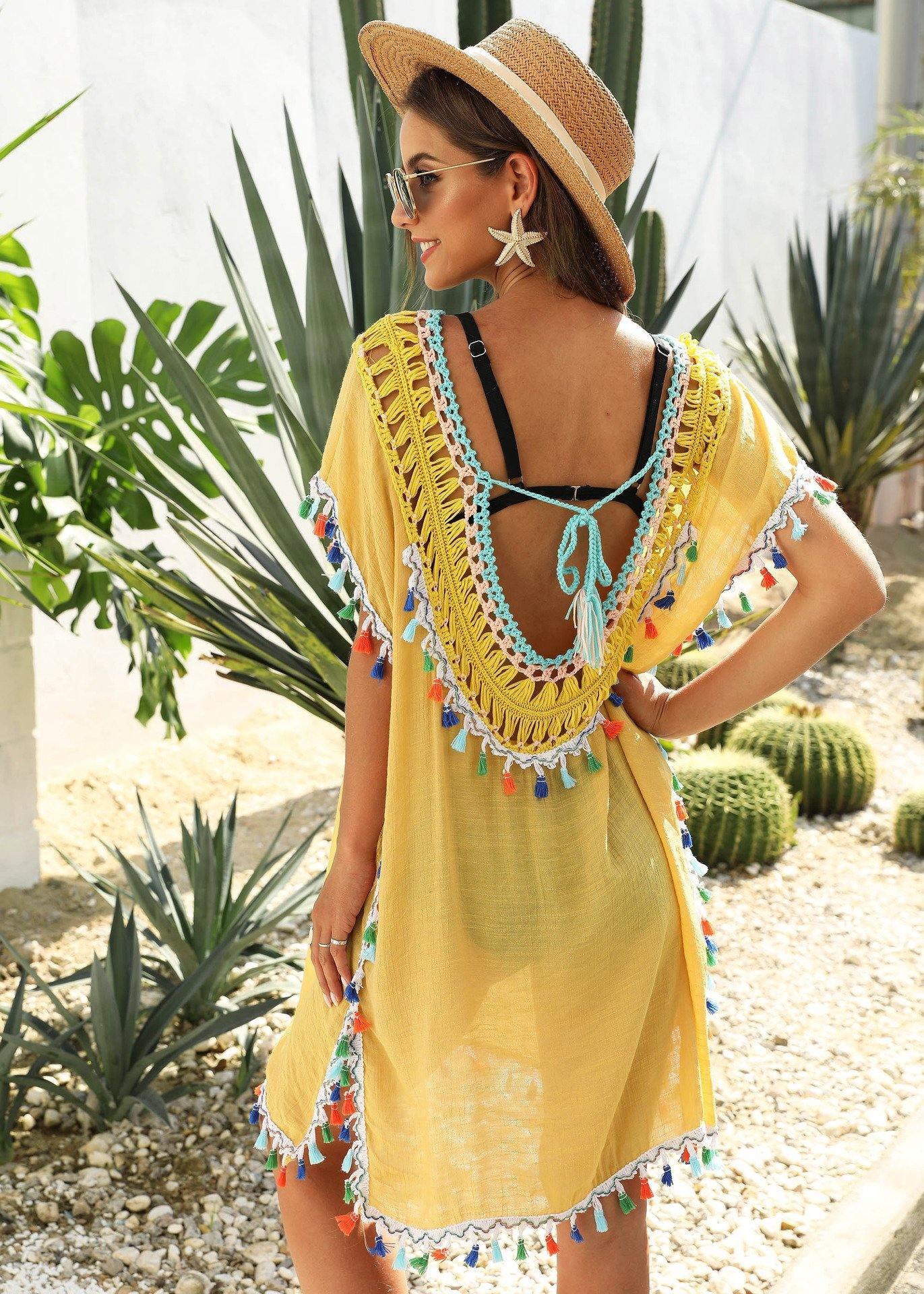 Women Summer Beach Cover Ups-STYLEGOING