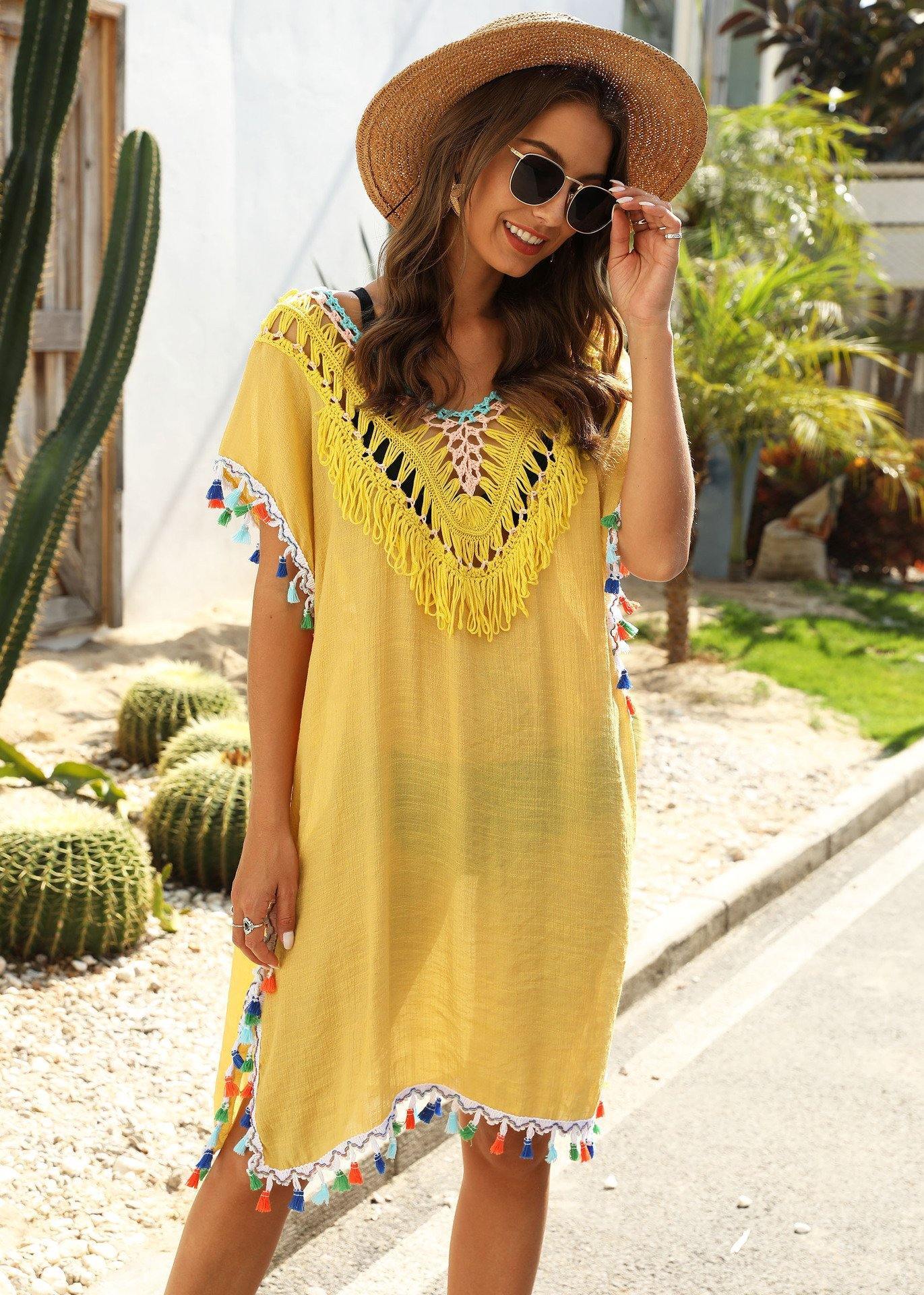 Women Summer Beach Cover Ups-STYLEGOING