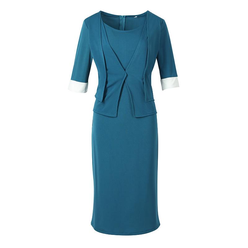 Sexy Women Office Lady Bodycon Midi Dresses-STYLEGOING