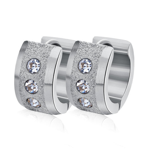 Stainless Steel Women Hook Earrings