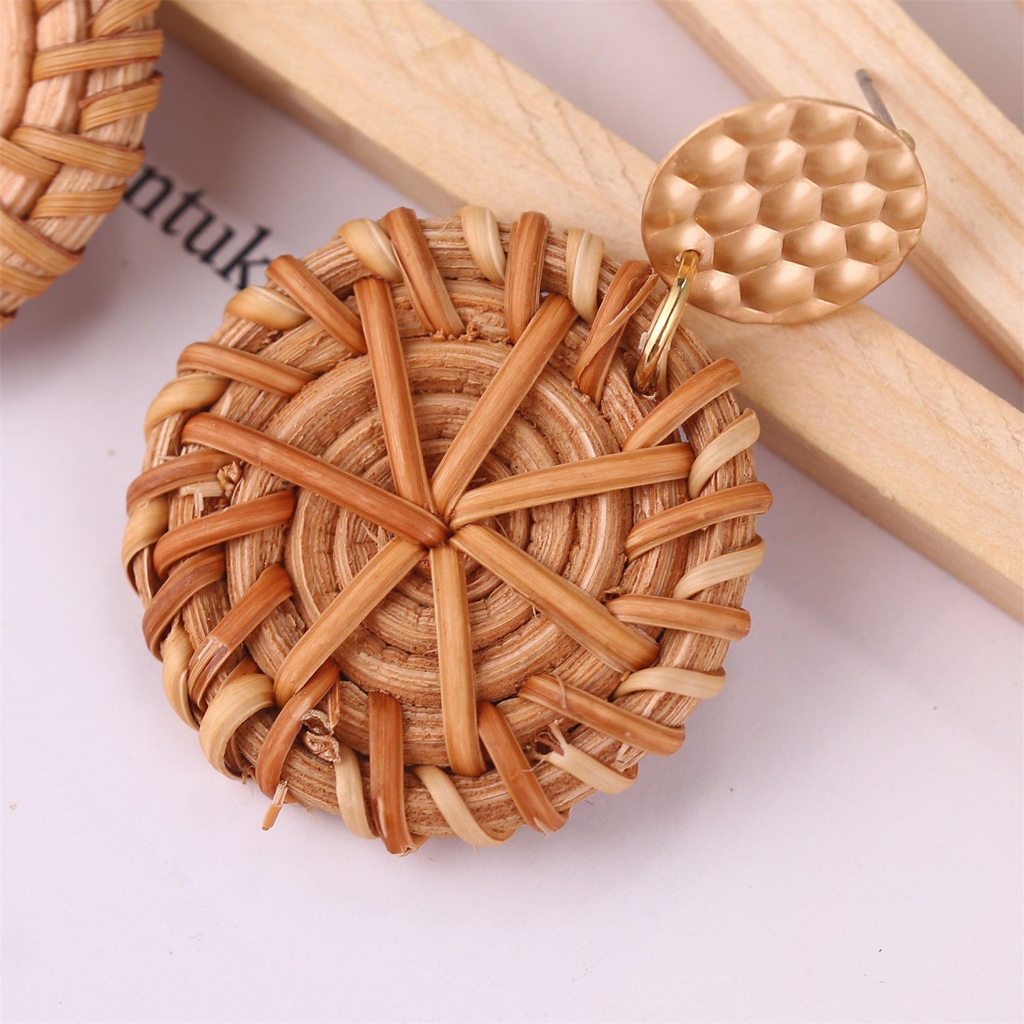 Vintage Boho Hanmade Woven Earrings for Women