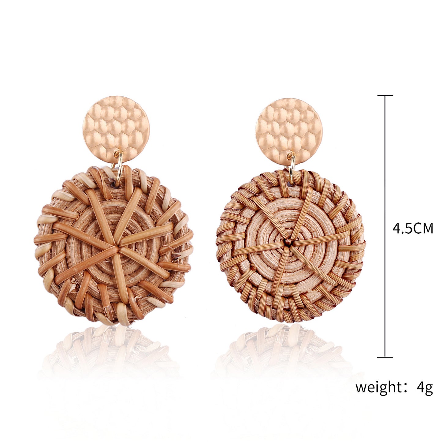 Vintage Boho Hanmade Woven Earrings for Women