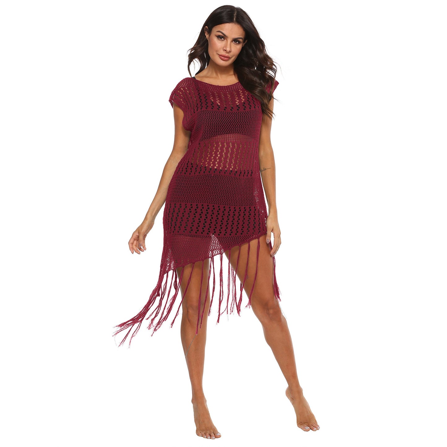 Women Sexy See Through Cover Ups-STYLEGOING
