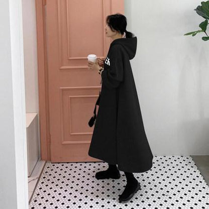 Women Plus Sizes Pullover Long Midi Length Sports Dresses-STYLEGOING