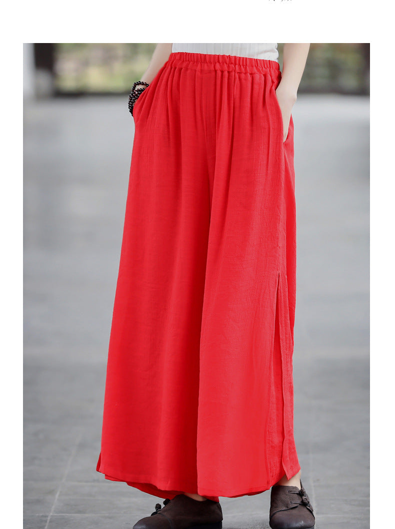 Summer Linen Casual Pants for Women