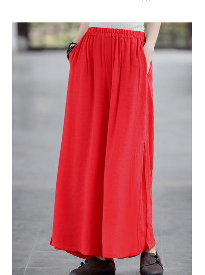 Summer Linen Casual Pants for Women