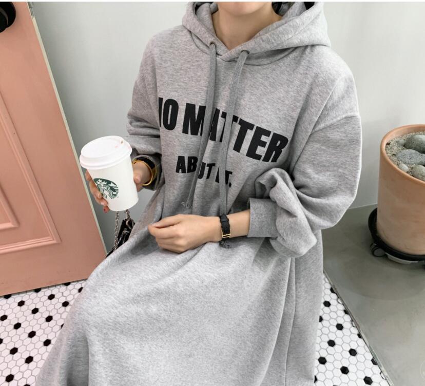 Women Plus Sizes Pullover Long Midi Length Sports Dresses-STYLEGOING