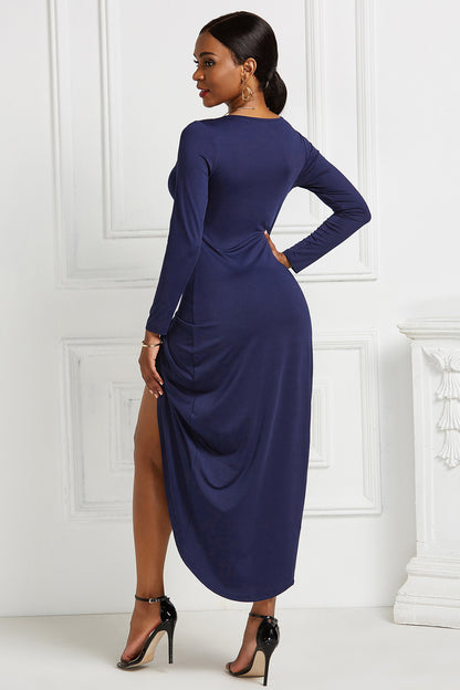 Sexy Plus Sizes Long Sleeves V Neck Dresses