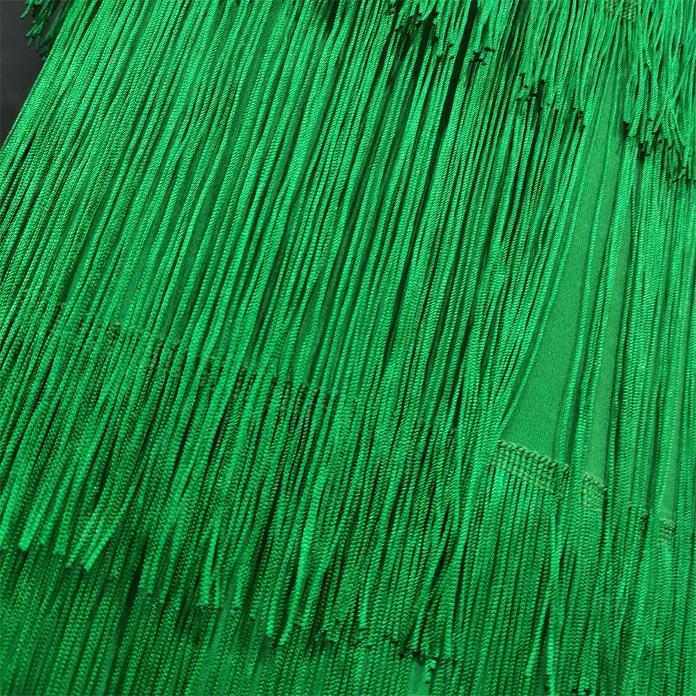 Sexy High Waist Tassels Plus Sizes Women Party Skirts