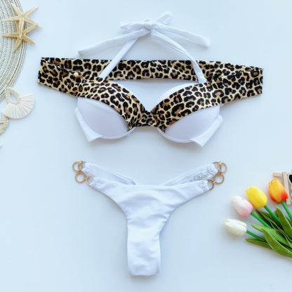 Leopard Joint Summer Beach Bikini Swimsuit-STYLEGOING