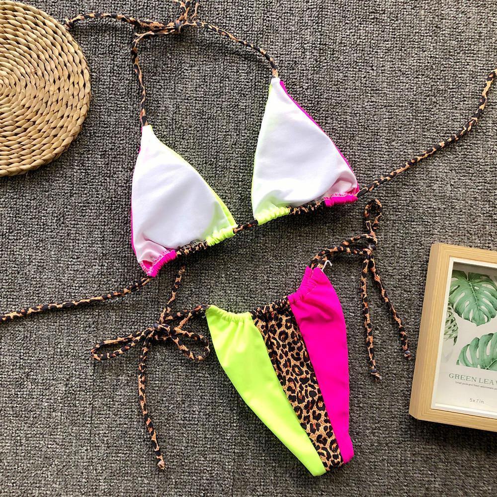 Sxey Leopard Constract Bangdage Bikini-STYLEGOING