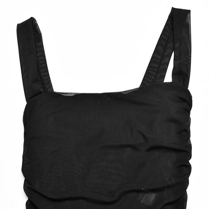 Black Sexy See Through Tulle Backless Dresses (inside included)