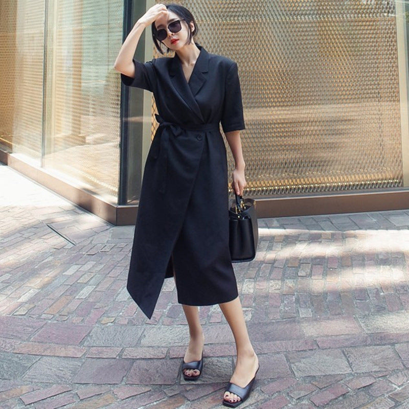 Elegant Belt Fashion Plus Sizes Dresses