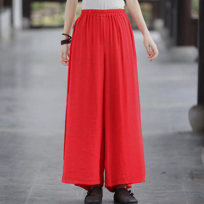 Summer Linen Casual Pants for Women