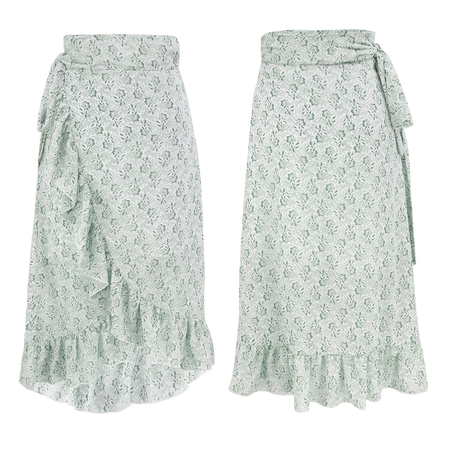 Sexy Summer Irregular Chiffon Skrts