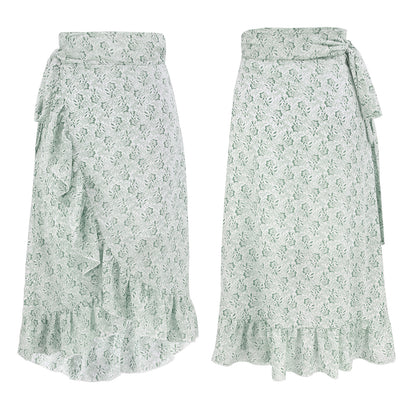 Sexy Summer Irregular Chiffon Skrts
