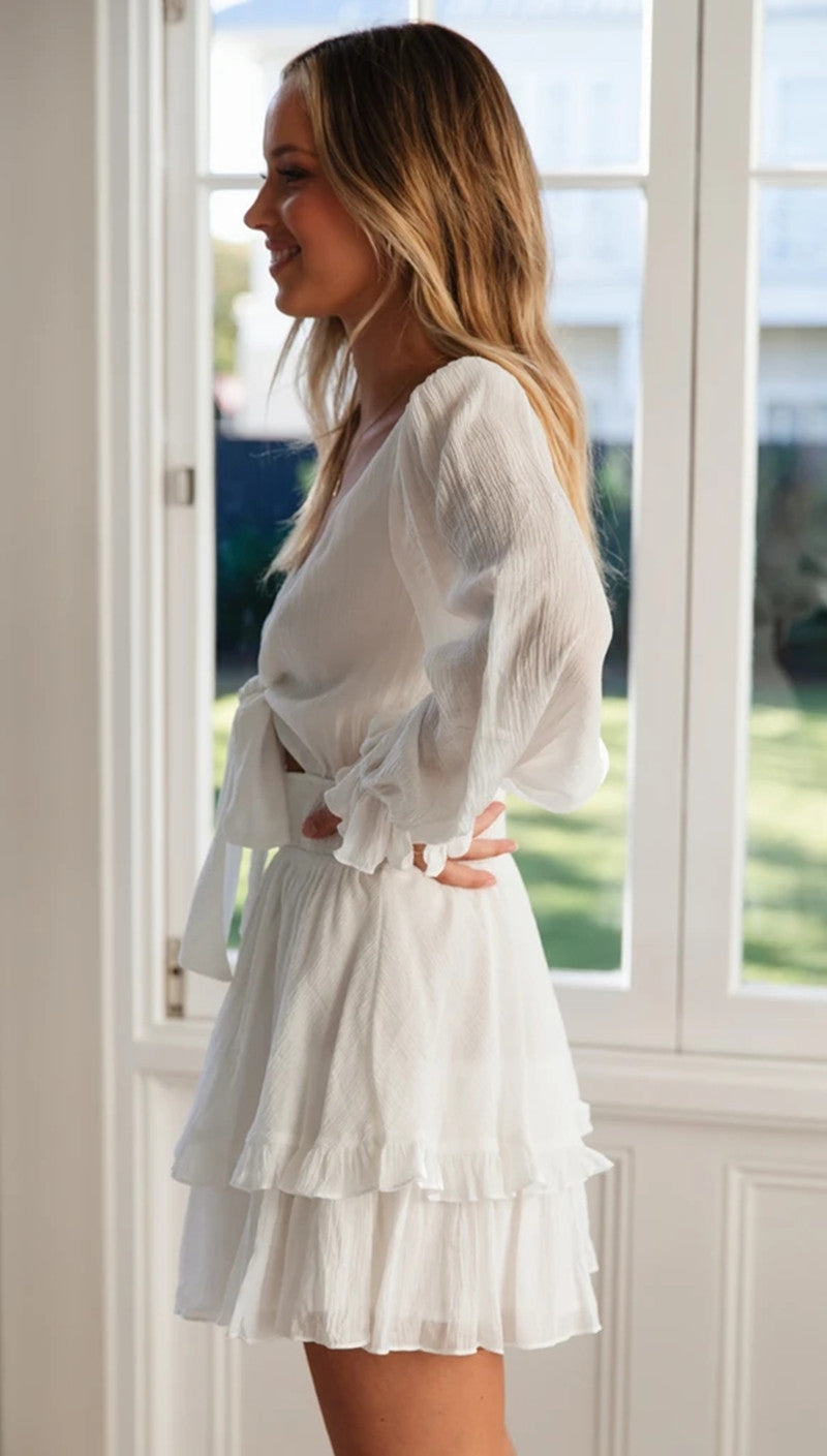 Casual Lace Up Summer Women Dresses