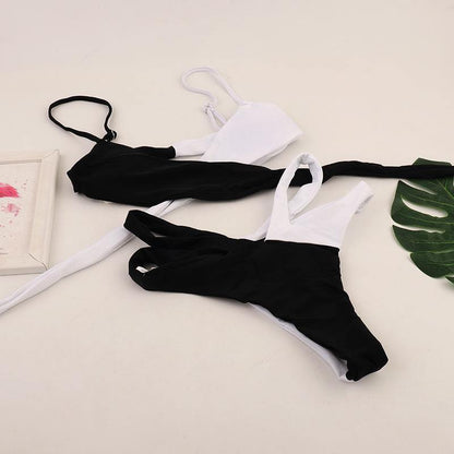 Wholsale Sexy Patchwork Colors Bikini Swimsuits-STYLEGOING
