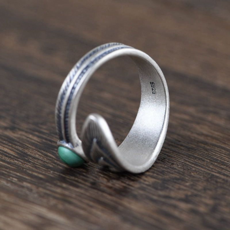 Vintage Peacock Design Open-end Rings for Women