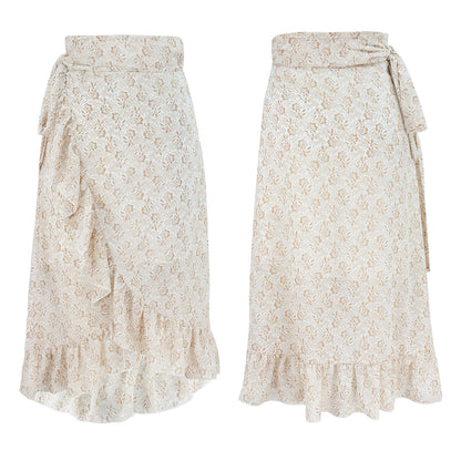 Sexy Summer Irregular Chiffon Skrts