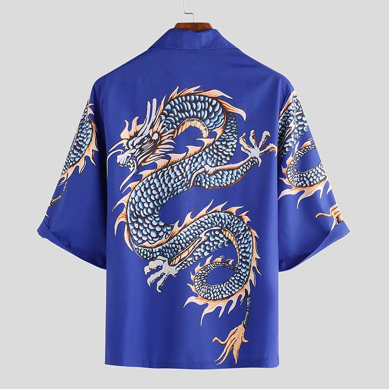 Unisex Dragon Style Short Sleeves Shirts-STYLEGOING